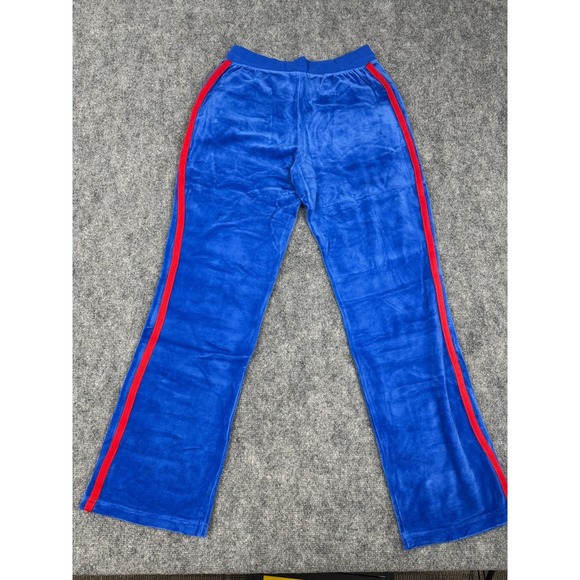 Vintage Southpole Royal Blue Velour Tracksuit Set Zip Up Jacket Pants Size L NEW - Picture 14 of 16